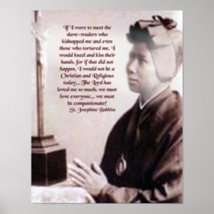 St Josephine Bakhita Poster