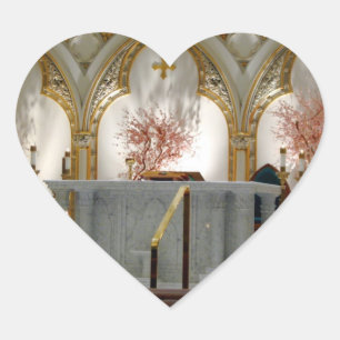 St. Joseph's Cathedral - Main Altar Heart Sticker