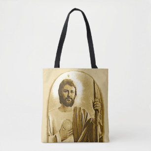 St. Jude Catholic Saint Tote Bag