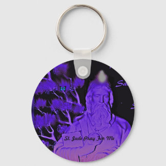 St. Jude Pray For Me Key Ring