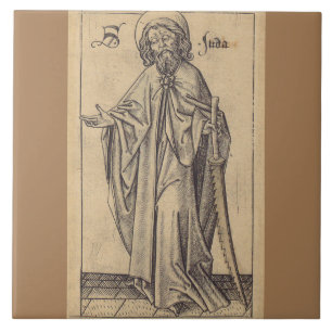 st Jude Thaddaeus the Apostle and brother of Jesus Ceramic Tile