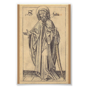 st Jude Thaddaeus the Apostle and brother of Jesus Photo Print