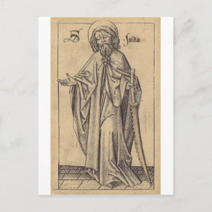 st Jude Thaddaeus the Apostle and brother of Jesus Postcard