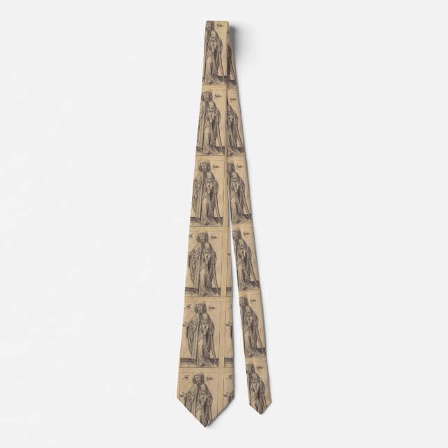st Jude Thaddaeus the Apostle and brother of Jesus Tie (Front)