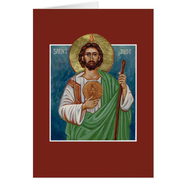 St Jude Thaddeus Icon | Lost Causes | Blank Card (Front)