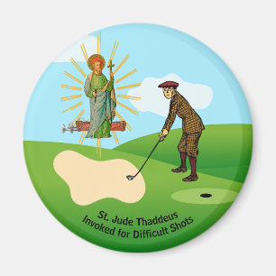 St. Jude Thaddeus & Panic-stricken Duffer Magnet