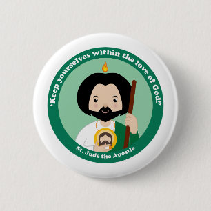 St. Jude the Apostle 6 Cm Round Badge