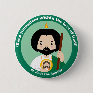 St. Jude the Apostle 6 Cm Round Badge