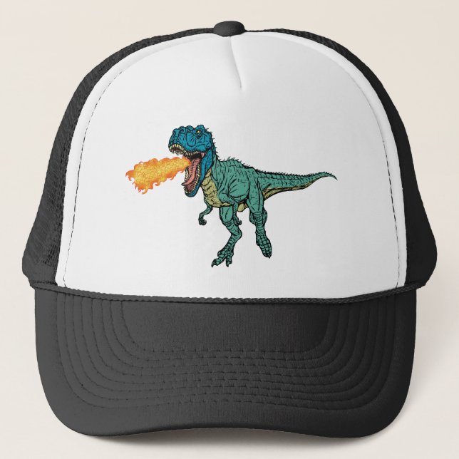 St Judeasaurus Rex by Steve Miller Trucker Hat (Front)