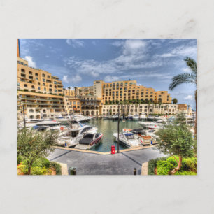 St Julians Portomaso Marina Postcard