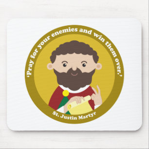 St. Justin Martyr Mouse Pad