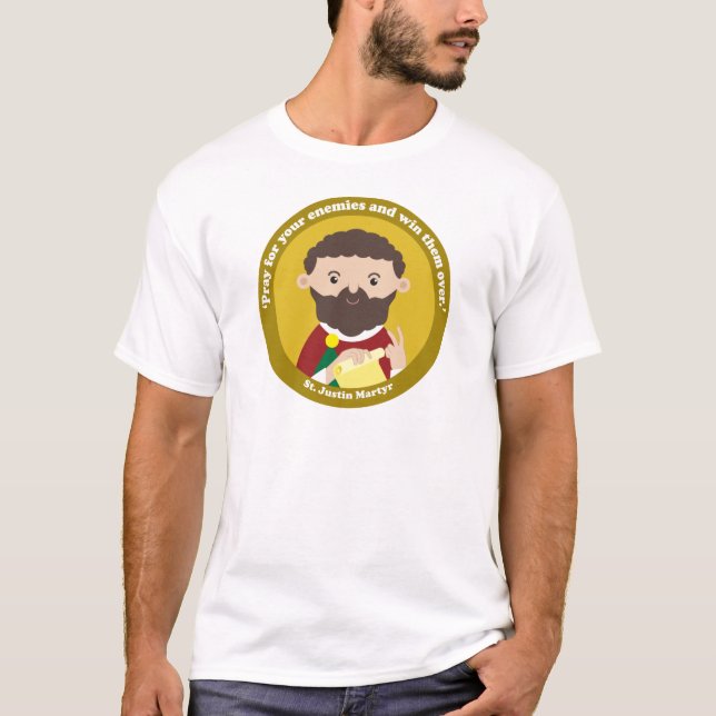 St. Justin Martyr T-Shirt (Front)