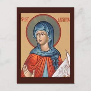 St. Kassiane the Hymnographer Prayer Card