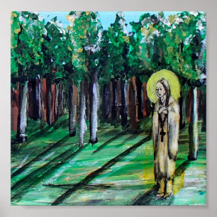 St. Kateri Tekakwitha, First Native American Saint Poster