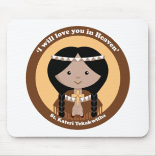 St. Kateri Tekakwitha Mouse Pad