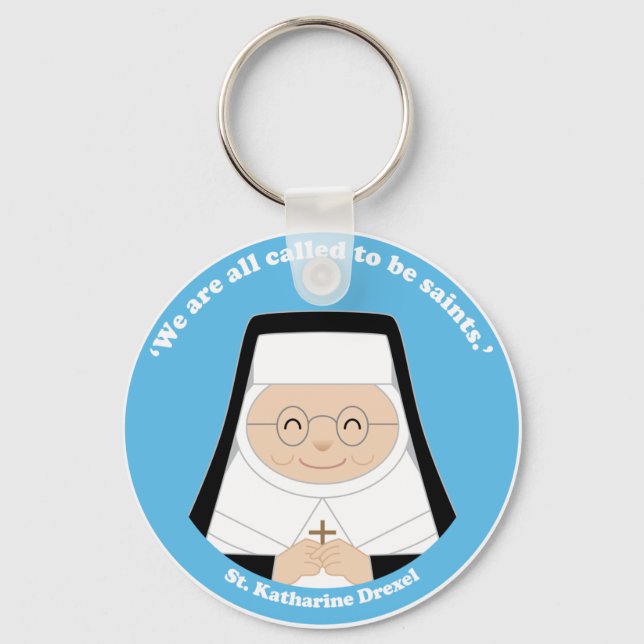 St. Katharine Drexel Key Ring (Front)
