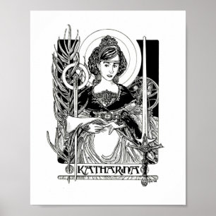 St. Katherine of Alexandria Poster