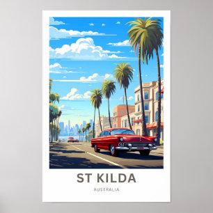 St Kilda Australia Travel Print