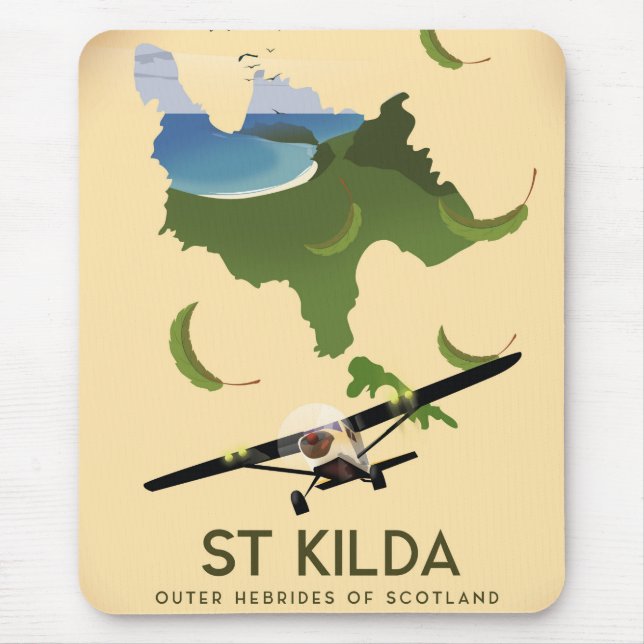 St Kilda, Outer Hebrides Scotland Mouse Pad (Front)