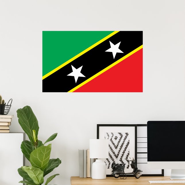 St Kitts And Nevis Flag Poster (Creator Uploaded)