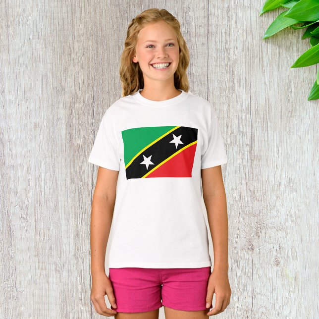 St Kitts And Nevis Flag T-Shirt (Creator Uploaded)