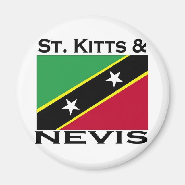St. Kitts and Nevis Magnet (Front)