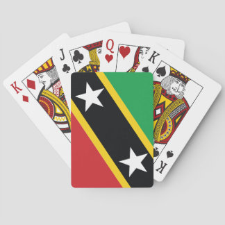St Kitts and Nevis National Flag Poker Cards