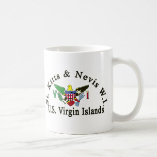 St. Kitts and Nevis / US Virgin Islands Coffee Mug