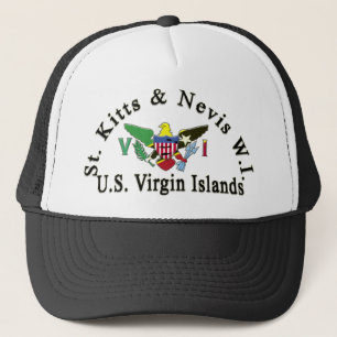 St. Kitts and Nevis / US Virgin Islands Trucker Hat