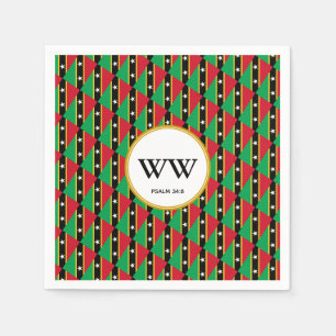 ST KITTS NEVIS Celebration Birthday Heritage Party Napkin