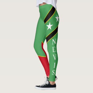 ST. Kitts & Nevis classic colourful Leggings