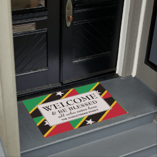 ST KITTS NEVIS Welcome Doormat