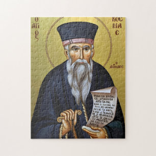 St. Kosmas of Aitolia Orthodox Christian Icon      Jigsaw Puzzle