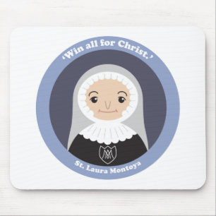 St. Laura Montoya Mouse Pad