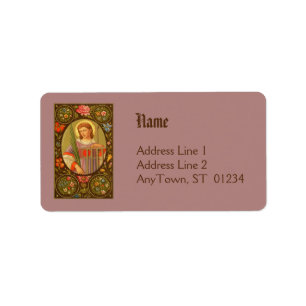 St. Lawrence of Rome (PM 04) NB Address Label 1b