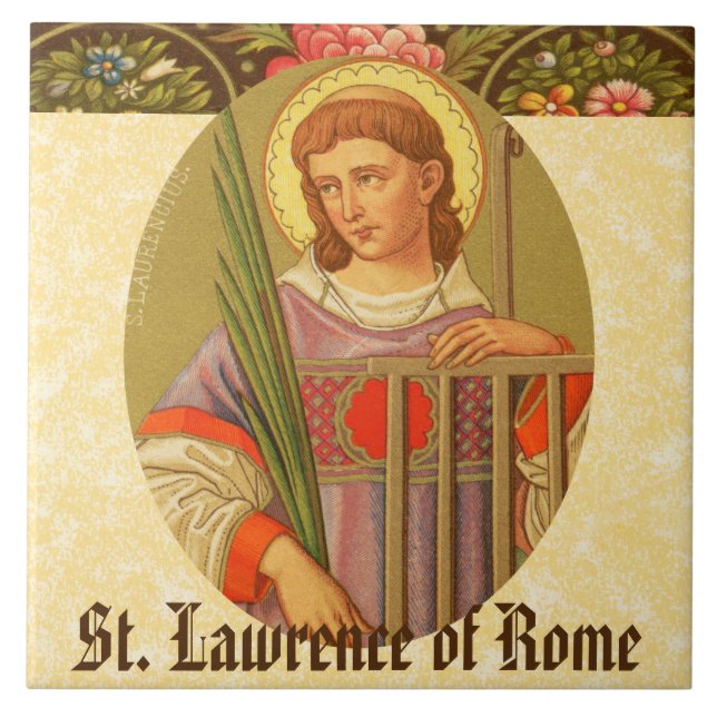 St. Lawrence of Rome (PM 04) Tile (Front)