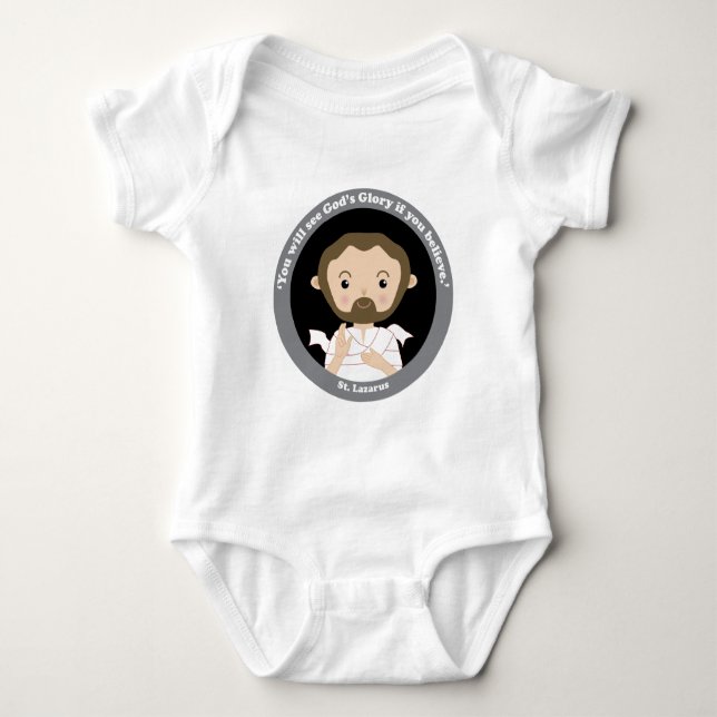 St. Lazarus Baby Bodysuit (Front)