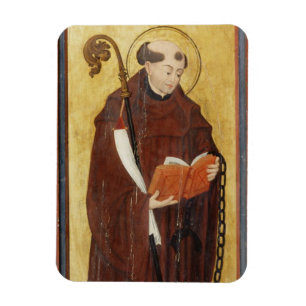 St. Leonard (oil on gold ground panel) (pair of 12 Magnet