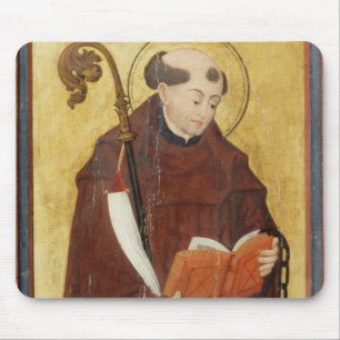 St. Leonard (oil on gold ground panel) (pair of 12 Mouse Pad