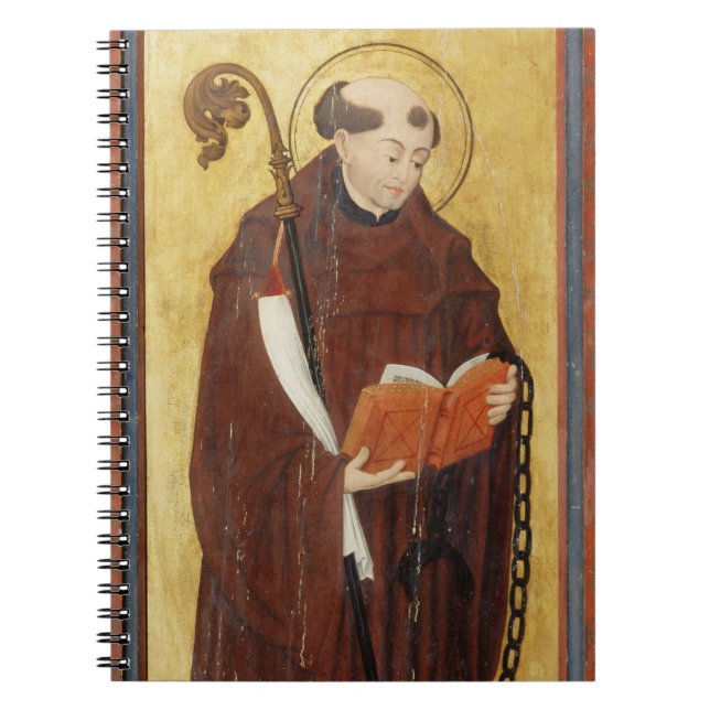 St. Leonard (oil on gold ground panel) (pair of 12 Notebook (Front)
