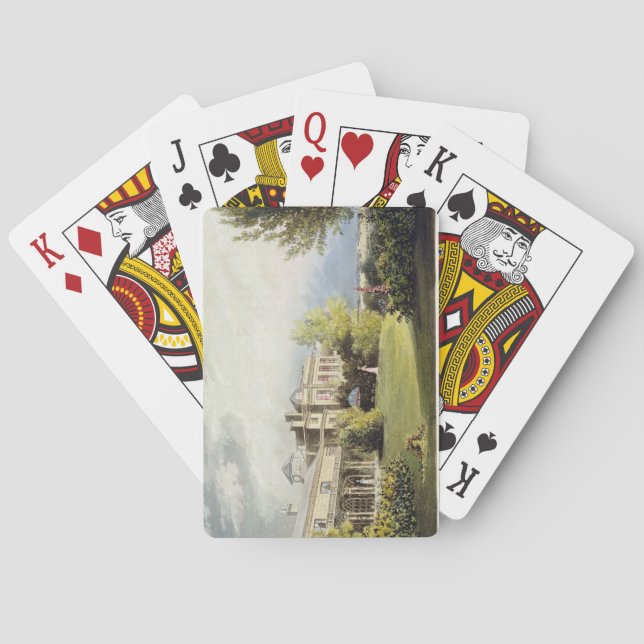 St. Leonard's Hill, from Ackermann's 'Repository o Playing Cards (Back)