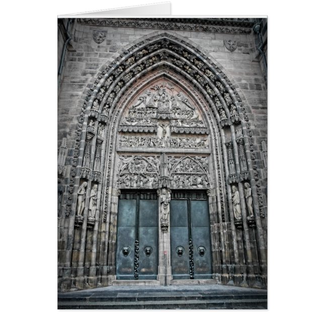 St. Lorenz Cathedral - Nuremberg, Germany Card (Front)