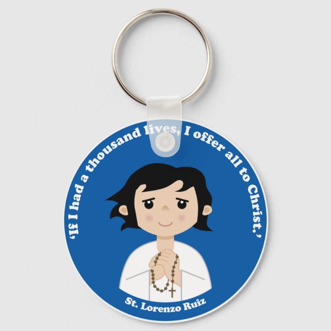 St. Lorenzo Ruiz Key Ring (Front)