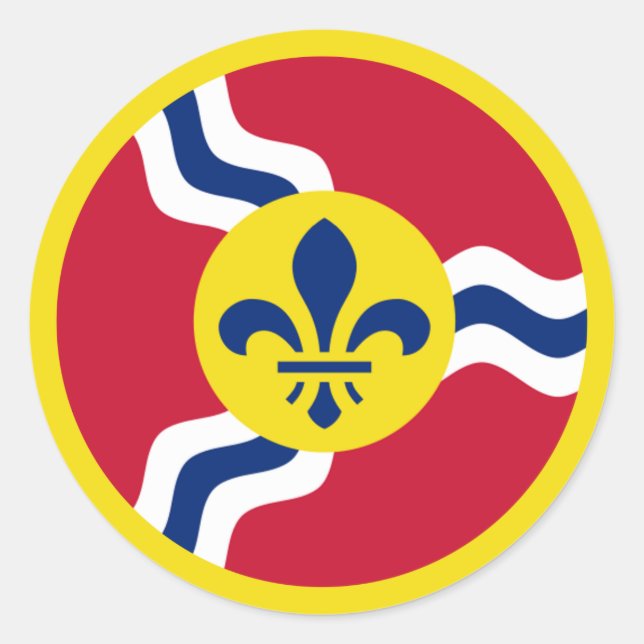 St. Louis Aero Force Classic Round Sticker (Front)