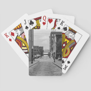 St Louis Alley Grayscale Playing Cards