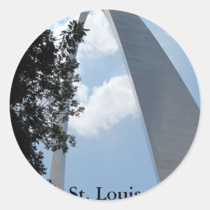 St. Louis Arch Classic Round Sticker