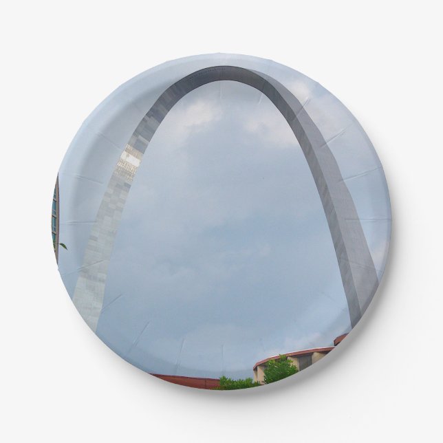 St. Louis Arch Paper Plate (Front)