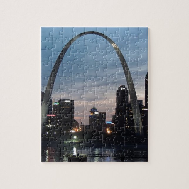 St Louis Arch Skyline Jigsaw Puzzle (Vertical)