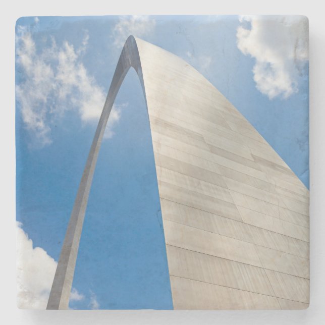 St. Louis Arch Stone Coaster (Front)