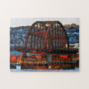 St. Louis Bay Bridge Duluth Minnesota Jigsaw Puzzle